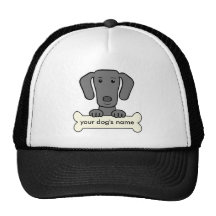 Personalized Weimaraner Trucker Hats