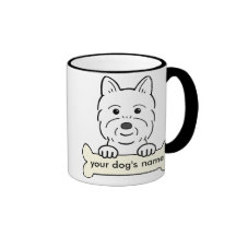 Personalized Westie Coffee Mugs
