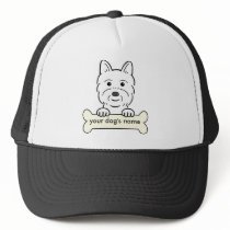 Personalized Westie Trucker Hats