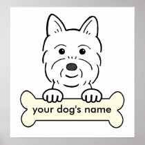 Personalized Westie Posters