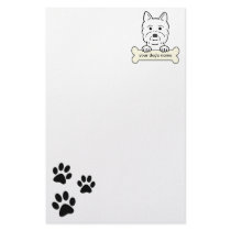Personalized Westie Custom Stationery