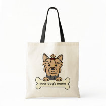 Personalized Yorkie Tote Bag