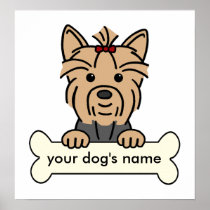 Personalized Yorkie Posters