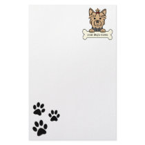 Personalized Yorkie Custom Stationery