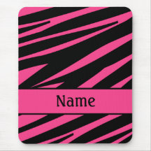 Personalized Zebra Mousepad