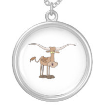 personnage de dessin animé idiot de vache à longho pendentifs