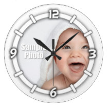 Personnalisable votre horloge de photo horloges murales
