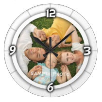 Personnalisable votre horloge murale de photo horloges murales
