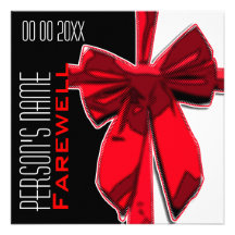PERSONNALISER d'adieu de partie de retraite au rev Invitation