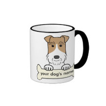 Personnalisez Fox Terrier de fil Tasse