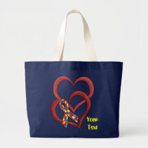 Personnalisez le sac de sensibilisation sur l'auti