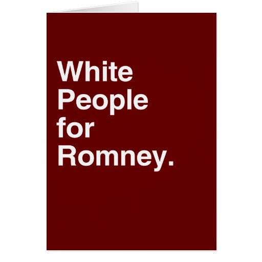 Personnes de race blanche pour Romney.png Carte De Vœux