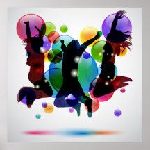 Personnes heureuses poster