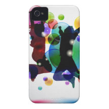 Personnes heureuses coques Case-Mate iPhone 4