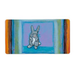 Perspective maturity unique art Old rabbit laughed Labels