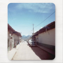 Perspective of a street in Veracruz Mouse Pads