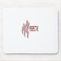 Perspektive Typography Mouse Pad