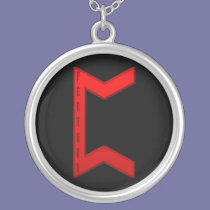 Pertho Rune red necklaces