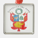Peru Coat Of Arms Christmas Tree Ornaments