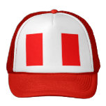 Peru Flag Mesh Hats