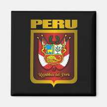 "Peru Gold" Refrigerator Magnet