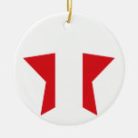 Peru Star Christmas Tree Ornament