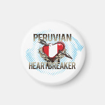 Peruvian Heartbreaker Refrigerator Magnets