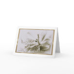 Peruvian Lily, Sepia on gold satin template Cards
