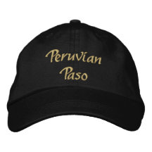 Peruvian Paso Embroidered Baseball Cap
