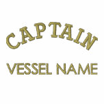 Pesonalised Boat Name Captain Polo Shirt