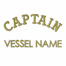 Pesonalised Boat Name Captain Polo Shirt