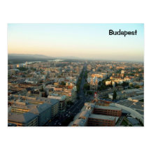 Pest and the Danube Postcard