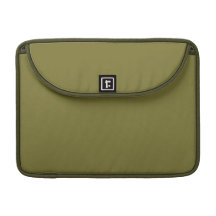 Pesto Green Macbook Pro Flap Sleeve Sleeves For MacBooks