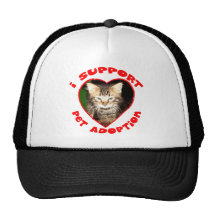 Pet Adoption Kitty Trucker Hats