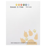 Pet and Animal Care Groomer letterhead