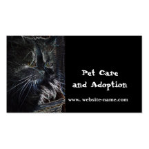 Pet Care and Adoption Business Card