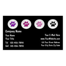 Pet Care Business Card