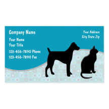 Pet Care Business Card