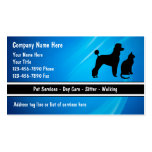 Pet Care Business Cards