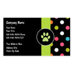 Pet Care Business Cards