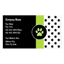 Pet Care Business Cards