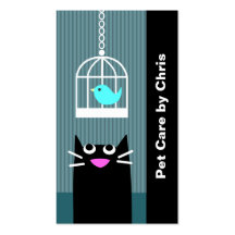 Pet Care Professional Business Cards