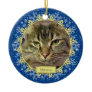 Pet Cat Memorial Photo Christmas Ornament