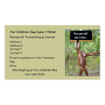 Pet Day Care or Boarding Business Cards