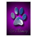 Pet Death Sympathy Card | In Memory Of Pet