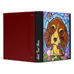 Pet Dog Painting Art - Multi 3 Ring Binders