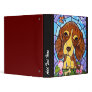 Pet Dog Painting Art - Multi 3 Ring Binders
