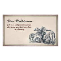 pet dogs business card