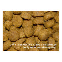 Pet Food Dog Kibble Business Card Templates