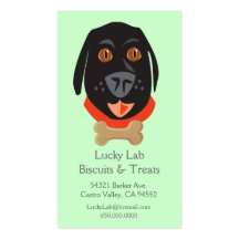Pet Food & Snacks_Biscuits & Treats Business Card Template
